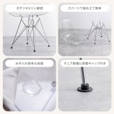 ダイニング家具 カフェテーブルセット デスク ダイニング チューリップ イームズチェア 椅子 2点 デザイナーズ 円形 丸型 食卓 一人暮らし 白 リビング コンパクト ホワイト テレワーク 大人女子 韓国インテリア 北欧