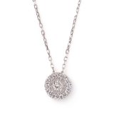 ダイヤモンド ネックレス 取り巻き 0.20ct K18 18K 18金 プラチナ ダイヤ 女性 レディース 誕生日 記念日 結婚記念日 錫婚式 10年 プレゼント ギフト 誕生日プレゼント 自分へのご褒美 フォーマル 20代 30代 40代 50代 60代 妻 彼女 ゴールド ホワイトゴールド ピンクゴールド イエローゴールド ダイヤ アクセサリー アレルギー対応 金属アレルギー 10yd