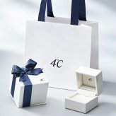 【無料ラッピング】  ヨンドシー 4℃ K10 ホワイトゴールド イヤリング アクアマリン トパーズ レディース ブランド 正規品 新品 ギフト プレゼント 人気 おすすめ 誕生日 記念日 クリスマス 送料無料