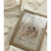 clear poster A【名入れ】【命名書】【メモリアルギフト】 記念日 ギフト プレゼント