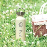 【Wanko Face】パグ かわいい 取っ手付きマグボトル おしゃれ 290ml 保温 保冷 ステンレス マグボトル 取っ手付き 真空 断熱 二重構造 ボトル タンブラー 水筒 マイボトル オリジナル ブルドッグ 犬 ペット 動物 アニマル