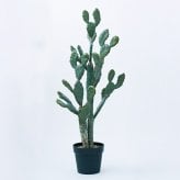 観葉植物 造花 ウチワサボテン BROWN 全高約100cm 中型 フェイクグリーン 本物そっくり おしゃれ インテリア 人工観葉植物 アーティフィシャルグリーン オフィス 店舗 ホテル 開店祝い 室内 サボテン オプンチア フェイク