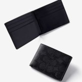 コーチ COACH WALLET ウォレット 923 シグネチャー 二つ折り財布 メンズ 財布