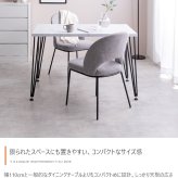 ダイニングテーブル テーブル デスク 学習机 食卓 黒脚 3本脚 奥行70 テーブル単体 韓国 インテリア コンパクト 一人暮らし 幅110 リビング キッチン カフェ PC パソコン リモート テレワーク 在宅 新生活