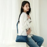 クロコダイル ショルダーバッグ 3way レディース シャイニング加工 お財布バッグ お財布ポシェット お財布ショルダー ハンドバッグ クラッチバッグ パーティバッグ わに革 2way 斜め掛け ギフト プレゼント 4FA (06001106r)