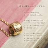 金属アレルギー対応 ペアネックレス ハワイアンジュエリー 純チタン ゴールドカラー ペアネックレス 誕生石 バレル Lサイズ チェーン 長さ選べる イオンプレーティング カップル プレゼント ハロウィン 【品番：CG-TIP403L-RYP】