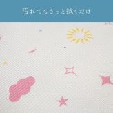 ラグ カーペット 敷物 『BD虹』 100×150cm ヴィンテージスタイル スリップ防止 台所 家 床 居間 教育用 プレイマット 面白い