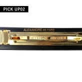 アレクサンドル ドゥ パリ バレッタ レディース ブランド ALEXANDRE DE PARIS ペルル 人工真珠 AA6-16919-05-N2 ブラック ヘアアクセサリー
