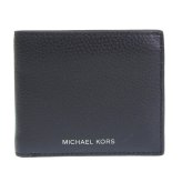 マイケルコース MICHAEL KORS 二つ折り財布 折り畳み コンパクト アウトレット COOPER BILLFOLD W COIN PKT 36T4LCOF3L BLACK ブラック