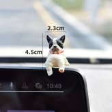 犬 置物 5個セット かわいい ミニチュア ドッグ オブジェ カートゥーン デスク 飾り 車内アクセサリー パソコン モニター 卓上 インテリア 雑貨 オフィス プレゼント