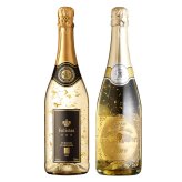 舞う金箔♪ 名入れ お酒 スパークリング ワイン フェリスタス 22カラット 金箔入り ボトル 辛口 25度 750ml 名前入り プレゼント ギフト 面白い センス 定年退職 還暦祝い 退職祝い 男性 女性 お祝い 古希 喜寿 傘寿 米寿 卒寿 白寿 百寿 敬老の日