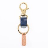 イルビゾンテ キーリング キーホルダー メンズ レディース バケッタレザー 本革 ネイビー C0551 P 866 SKH016PG0020BL137