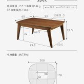 こたつ テーブル 北欧 北欧デザインこたつテーブル-イーズ 90×60cm はっ水リバーシブル省スペースこたつ布団 2点セット 長方形 おしゃれ コタツ 炬燵 あったか かわいい ナチュラル シンプル カフェ風 ローテーブル 木製 天然木 テレワーク 新生活
