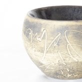 【熱燗好きのための酒器　『枯色線紋　ぐい呑』　中島智靖】一点物 ぐい呑み　お猪口　和食器 酒器 熱燗 ぬる燗 上燗  ぐいのみ お猪口 おちょこ 盃 ギフト食器 食器ギフト 食器 贈り物 お祝い 結婚祝い 新築祝い 箱入り