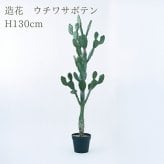 観葉植物 造花 ウチワサボテン BROWN 全高約130cm 大型 フェイクグリーン 本物そっくり おしゃれ インテリア 人工観葉植物 アーティフィシャルグリーン オフィス 店舗 ホテル 開店祝い 室内 サボテン オプンチア フェイク