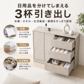 薄型 キャビネット 幅80・100cm 奥行31cm サイドボード 隠しキャスター 引き出し3段 扉収納 可動棚 大容量 リビング収納 ホワイト グレー