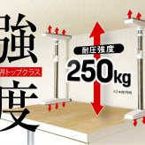 家具転倒防止 突っ張り棒 2本組 Sサイズ 30～45cm オムニ 耐圧強度250kg ステンレス 家具固定 転倒防止器具 耐震 突っ張りポール 伸縮式 工具不要 穴あけ不要 本棚 収納家具 地震対策 防災グッズ 新生活 一人暮らし ご両親 家族 プレゼント ギフト