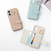 多機種対応 スマホケース まるっと 【 マグネットベルトカードケース 】 名入れ 文字入れ カード入れ カード収納 カードケース付き