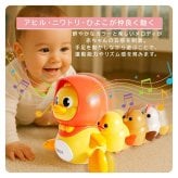 【ラッピング無料・熨斗対応】赤ちゃん おもちゃ ハイハイ ひよこ 4点セット 知育玩具 音楽 ライト 出産祝い ハーフバースデー 誕生日 ギフト