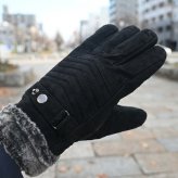 【人気・定番】手袋 メンズ 本革 ピッグスキン 豚革 裏ボア 防寒 手首 滑り止め付き 厚手 冬用 革手袋 暖かい 防風 撥水 保温 レザーグローブ グローブ 紳士用 おしゃれ かっこいい バイク 自転車 通勤 通学 ビジネス スーツ アウター コート カジュアル  ギフト プレゼント クリスマス 敬老の日 父の日 2way 贈り物 男性 20代 30代 40代 50代 60代