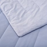 タオル肌布団 西川 洗える 吸汗速乾 キルトケット 合繊肌掛ふとん シングル 140×190 スリーピュア パイル・ニット 肌布団 肌掛けふとん 肌ふとん 肌掛け布団 寝具 LP3644 FR03063000 ブルー ベージュ 寝室 敷き寝具 新生活