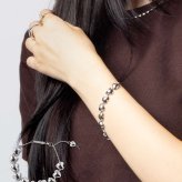 アミ パリス AMI PARIS METAL HEARTS BRACELET メタル ハート ブレスレット UJW983.362 レディース アクセサリー シルバー