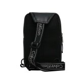 カルバンクライン CALVIN KLEIN BOLD LOGO WEBBING SLING ショルダーバッグ lv04d3449g-ub1 メンズ BLACK