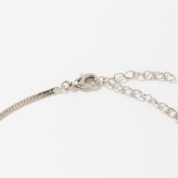 ネックレス ヘリンボーン ブラス ペアアクセ お揃い シンプル 真鍮 チェーン