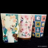 【ギフト プレゼント】サンリオ 九谷焼 タンブラー 麗和コラボ 3種 コップ カップ 大人可愛い 和風 贈り物 九谷結窯