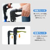 シルバーカー 軽量 3輪 折りたたみ 自立 約5.26kg 三輪 歩行器 歩行補助車 アルミ 手元ブレーキ 駐車ブレーキ ハンドル高さ6段階調節 段差補助 収納バッグ付 反射板 高齢者 老人用 手押し車 押し車 ショッピングカー お散歩 買い物 通院 介護用品 敬老の日 プレゼント ギフト