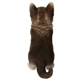 置物 猫 おねだり濃茶トラ白猫 高さ23cm woobia ウービア リアル かわいい おしゃれ 玄関 インテリア オブジェ ガーデン 茶トラ おねだり ねこ ネコ 動物 アニマル 癒し 棚 北欧 プレゼント ギフト 新築祝い 猫好き