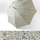 【Cou Pole クーポール】晴雨兼用 リバティプリント バンブーハンドル 長傘 / UVカット日傘 (CC-73004)レディース LIBERTY 花柄 フラワー 紫外線対策 日本製 プレゼント ギフト coupole 雨傘 母の日 クリスマス 60代 50代 40代 30代