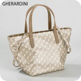 ゲラルディーニ トートバッグ レディース ブランド GHERARDINI Italy GHB0249 CRETA グレージュ/アイボリー