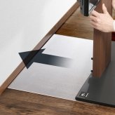 WALLインテリアテレビスタンドV2ハイタイプ専用 ポリカーボネートフロアシート テレビ台 テレビスタンド 部品 パーツ フローリング 床保護パネル 床 シート 傷防止 キズ防止 汚れ防止 保護 WALLオプション