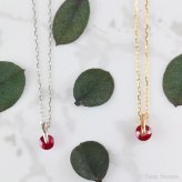  ルビー プチ ネックレス プラチナ 18金 一粒 一石 シンプル ペンダント レディース プチネックレス 華奢 デザイン K18 Pt900 誕生石 7月 記念日 彼女 プレゼント ギフト petit