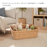 UTILE ユティル ナイール 脱衣かご レクト[ランドリーバスケット 洗濯かご ランドリーボックス かご カゴ バスケット 脱衣所 ランドリー 収納 収納ケース 収納ボックス 洗濯物入れ おしゃれ 収納かご 北欧 ナチュラル] 即納