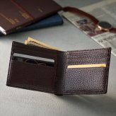 フランコフェラーロ 牛革折財布 チョコ S-FFM223022CHO  内祝 内祝い お祝 御祝 記念品 出産内祝い プレゼント 快気祝い 粗供養 引出物