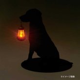 ソーラーライト 屋外 おしゃれ シルエット ドッグ 犬型 LED ガーデンライト 玄関灯 庭 玄関 エントランス 防雨 ガーデニング 雑貨 置物 オブジェ ライト センサーライト 自動点灯 セトクラフト