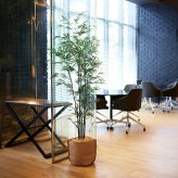観葉植物 造花 バンブー BROWN 全高約180cm 大型 フェイクグリーン 高級 本物そっくり リアル おしゃれ 和風 和モダン インテリア 人工観葉植物 アーティフィシャルグリーン オフィス 店舗 ホテル 旅館 開店祝い 室内 リビング 玄関 風水 竹 フェイク