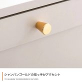 タンス チェスト 収納 框チェスト 衣類収納 収納チェスト ハイチェスト 洋服タンス 衣類タンス 框 かまち 韓国 インテリア コンパクト おしゃれ 3段 ハイタイプ ゴールド取っ手 幅60cm 3杯 スライドレール 新生活
