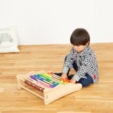 知育玩具 木製そろばん レインボーアバカス 10段のカラフルおもちゃ 3歳 木製 男の子 女の子