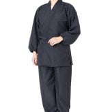 作務衣 女性 日本製 ストレッチツイル 婦人作務衣 さむえ 5037 S/M/L 母の日 プレゼント 女性 レディース 部屋着