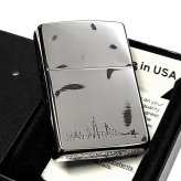 ZIPPO ライター 自由の女神 シルバー ジッポ 両面加工 ニューヨーク アメリカ 彫刻 ニッケル燻し 重厚立体メタル 銀 かっこいい Statue of Liberty おしゃれ レディース メンズ ギフト プレゼント