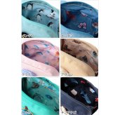  大人の図鑑 ポーチ 定形外 送料無料 海の生き物シリーズ ペンギン メンダコ クラゲ アザラシ イルカ チンアナゴ  小物ケース 化粧ポーチ 多用途 水族館 ギフト