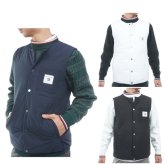 トミーヒルフィガー ゴルフ メンズ ノーカラー 中綿ベスト TOMMY HILFIGER THMA674 2026年秋冬モデル お誕生日祝い お祝い 記念品 お父さん 父の日 彼氏 男性 30代 40代 50代 60代  還暦祝い 敬老の日 人気プレゼント プレゼント