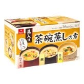 アスザックフーズ3種の茶碗蒸しの素 36食分 18袋 若鶏 鯛 紅ずわい蟹 フリーズドライ  [賞味期限は2027.07末まで] #85610 電子レンジ 具入り 簡単調理 常温保存 ※箱数の選択ができます