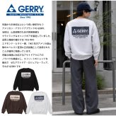 【予約】GERRY ジェリー スウェット トレーナー メンズ レディース gea-m0032 裏起毛 バックプリント 長袖 刺繍 クルーネック 防寒 ビッグシルエット オーバーサイズ アメカジ アウトドア ストリート カジュアル M L LL 2026FW Karlas 別注