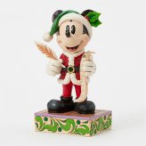 サンタ ミッキー リスト 19.7cm クリスマス | ディズニー トラディションズ ジムショア グッズ フィギュア 人形 置物 彫刻 Jim Shore 正規輸入品