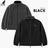  KANGOL カンゴール ブルゾン ジャケット リバーシブル メンズ レディース  ボア ハイネック ダブルジップ 防寒 ブランド ロゴ ゆったり おしゃれ ストリート カジュアル アウター 高校生 秋 冬 M L LL 2026FW Karlas 別注