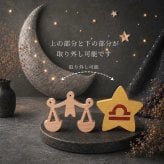 国産ヒノキ 星座の組み木｜天秤座 ♎｜9/23〜10/23生まれ｜木製インテリア・誕生日プレゼント